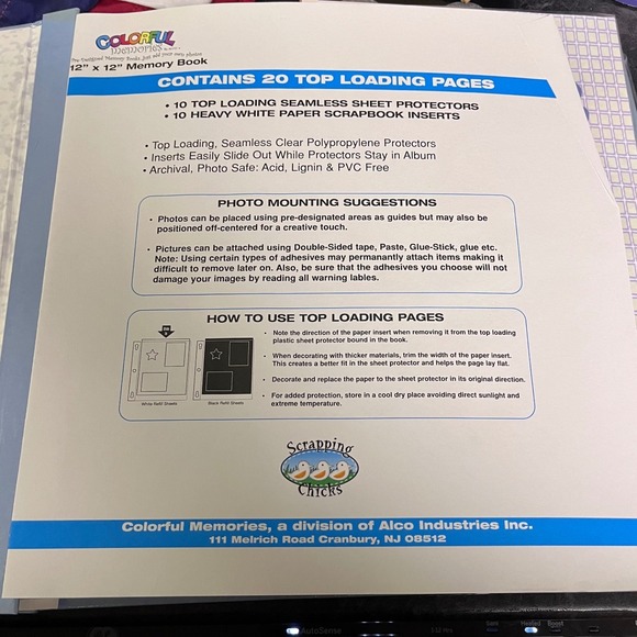 Colorful Memories Baby Boy Pre-Designed 12x12 Memory Book Scrapbook 20 Pages NEW - Picture 3 of 4